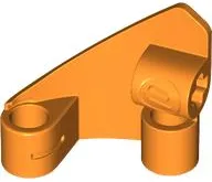 2403c4 - LEGO narancssárga technic szárny panel #10, jobbos