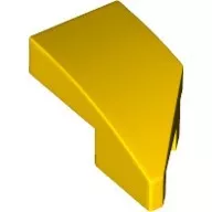 29120c3 - LEGO sárga lejtő, íves, 2 x 1 méretű, lecsapott balos