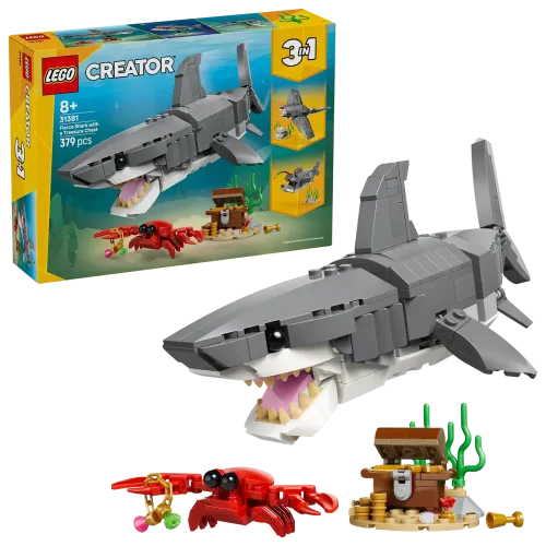 31381 - LEGO Creator - Veszedelmes cápa egy kincsesládával