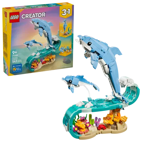 31385 - LEGO Creator - Tengeri állatok: Csodálatos delfinek