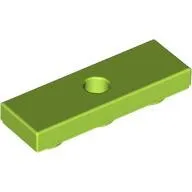 35459c34 - LEGO lime inverz csempe 1 x 3 méretű, lyukkal a közepén
