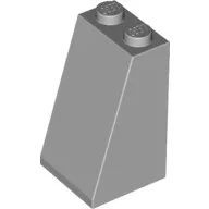 3684cc86 - LEGO világosszürke kocka 75° elem 2x2x3 méretű