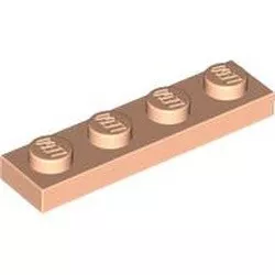 3710c90 - LEGO világos nugát lap 1 x 4 méretű