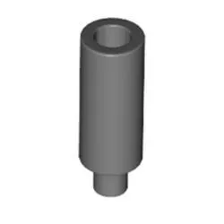 37762c85 - LEGO sötétszürke minifigura gyertya, szár