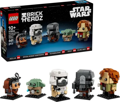 40856 - LEGO BrickHeadz - A Mandalóri és Grogu: Szövetségesek és ellenségek