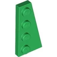41769c6 - LEGO zöld lap 4 x 2 méretű jobb oldalán lecsapott