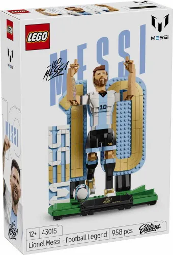 43015serult - LEGO Editions - Lionel Messi – Futball-legenda - Sérült dobozos!