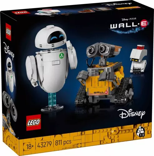 43279serult - LEGO Disney™ - WALL-E és EVA - Sérült dobozos!