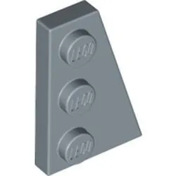 43722c55 - LEGO homokkék lap 3 x 2 méretű, lecsapott, jobbos