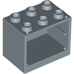 4532bc55 - LEGO homokkék kisszekrény üreges bütyökkel