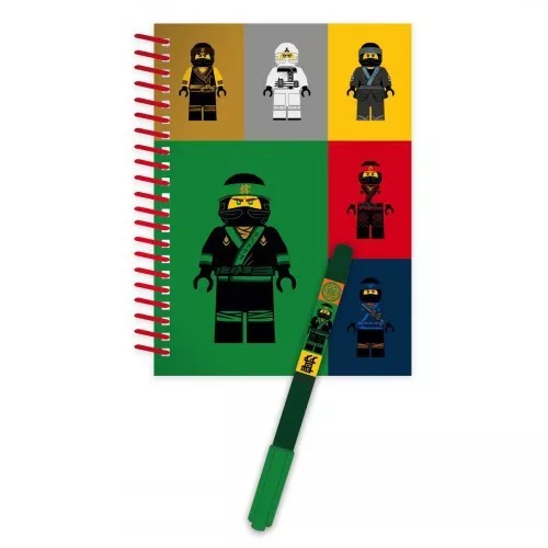 51868 - LEGO Kiegészítők LEGO Ninjago mini napló zselés tollal
