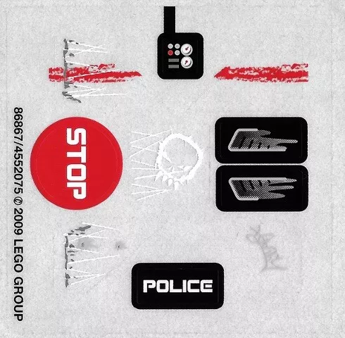 5970stk01 - LEGO Matrica lap - 5970 készlethez