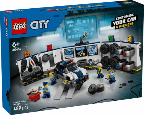 60457serult - LEGO City - Rendőrségi szerelőműhely - Sérült dobozos!