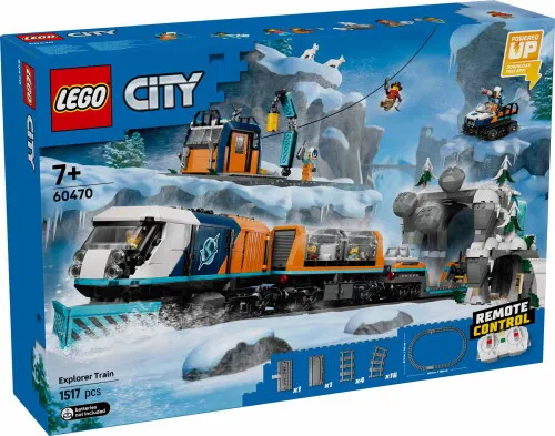 60470serult - LEGO City - Felfedezők sarkvidéki expresszvonata - Sérült dobozos!