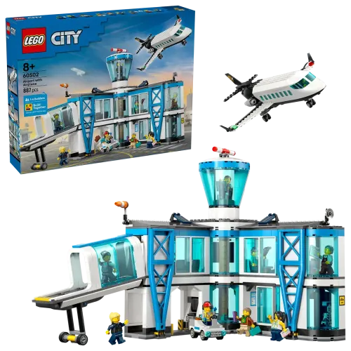 60502 - LEGO City - Repülőtér egy repülőgéppel