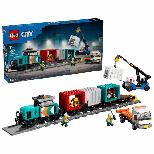 60509 - LEGO City - Kikötői tehervonat daruval és teherautóval