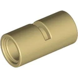 62462c2 - LEGO világos krémszínű (tan) technic pin-pin hengeres csatlakozó