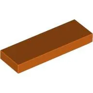 63864c167 - LEGO vöröses narancssárga csempe 1 x 3 méretű