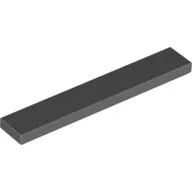 6636c85 - LEGO sötétszürke csempe 1 x 6 méretű