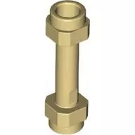 66909c2 - LEGO világos krémszínű (tan) minifigura fegyver, hosszabbított sima markolat