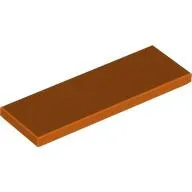 69729c167 - LEGO vöröses narancssárga csempe 2 x 6 méretű