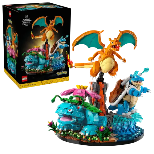 72153 - LEGO Pokémon™ - Venusaur, Charizard és Blastoise