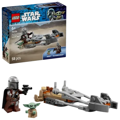 75436 - LEGO Star Wars™ - A Mandalóri és Grogu speeder bike-ja