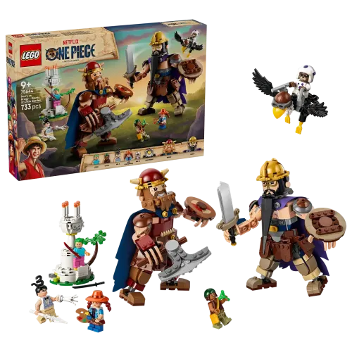 75644 - LEGO One Piece - Dorry vs. Brogy – A Kicsi Kert óriásai