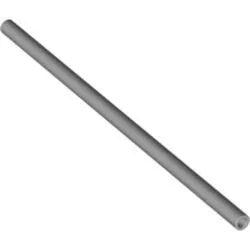 75c10c86 - LEGO világosszürke pneumatikus cső, 3 mm átmérőjű, 10 hosszú / 8 cm