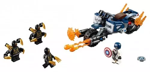 76123 - LEGO Super Heroes Amerika Kapitány Outrider támadás