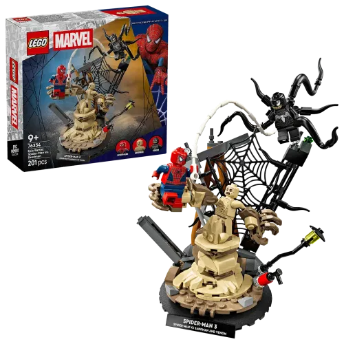 76334 - LEGO Super Heroes - Pókember és Homokember óriási csatája