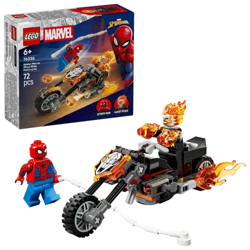 76335 - LEGO Super Heroes - Pókember a motoros Szellemlovas ellen