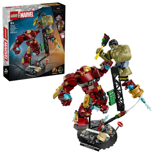 76343 - LEGO Super Heroes - Hulkbuster és Hulk óriási csatája