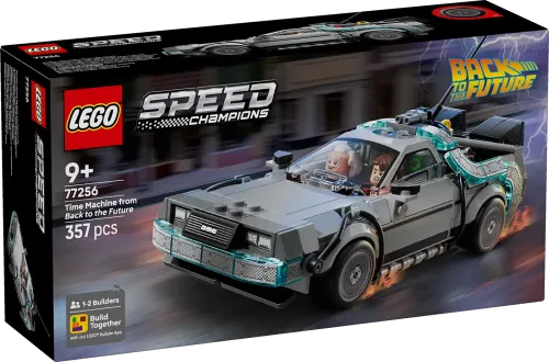 77256serult - LEGO Speed Champions - A Vissza a jövőbe időgépe - Sérült dobozos!