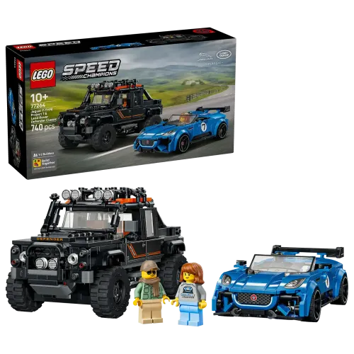 77264 - LEGO Speed Champions - Jaguar Project 7 és Land Rover Defender