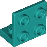 99207c39 - LEGO sötét türkiz lap 1 x 2 - 2 x 2 inverz fordító