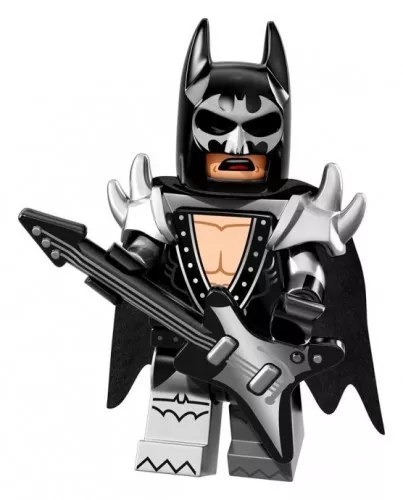 coltlbm-2 LEGO Minifigura The LEGO Batman Movie sorozat - Glam Metal Batman™