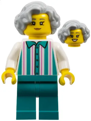 cty1798 - LEGO minifigura kikötői bolti dolgozó