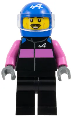 cty1832 - LEGO minifigura Alpine pilóta
