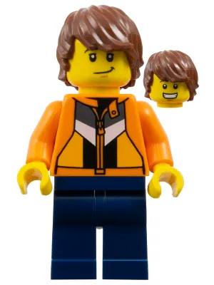 cty1871 - LEGO minifigura soapbox riporter