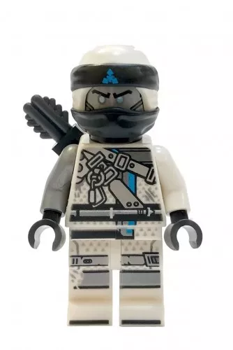 njo458 - LEGO Ninjago Zane - Hunted minifigura