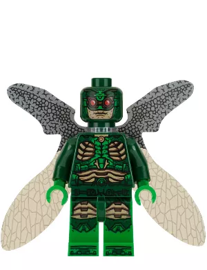 sh433 - LEGO Superheroes Parademon zöld minifigura