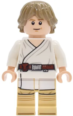 sw1453 - LEGO Star Wars Luke Skywalker minifigura, világos ruhában