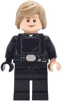 sw1476 - LEGO Star Wars Luke Skywalker minifigura fekete ruhában
