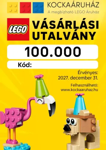 KockaÁruház Vásárlási Utalvány 100000 Ft értékben