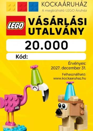 KockaÁruház Vásárlási Utalvány 20000 Ft értékben