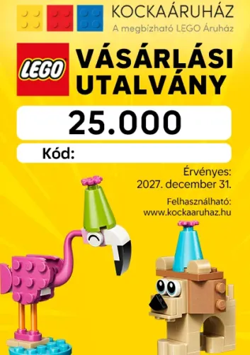 KockaÁruház Vásárlási Utalvány 25000 Ft értékben