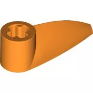 x346c4 - LEGO narancssárga Bionicle 1 x 3 méretű fog tengely csatlakozóval