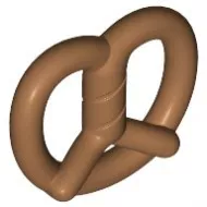 10170c150 - LEGO közepesen sötét bőrszínű (medium dark flesh) minifigura perec
