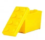 10698box - LEGO sárga nagy méretű tároló doboz alj+tető